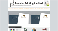 Desktop Screenshot of premierprintinglimited.com